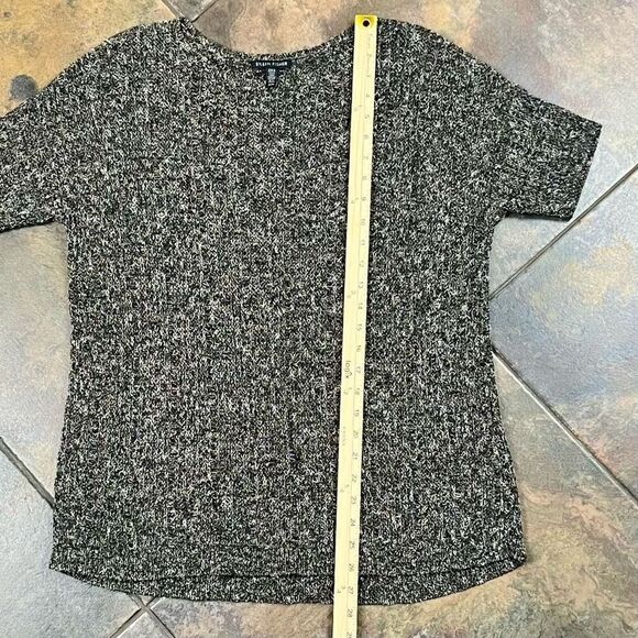 Eileen Fisher Open Knit Short Sleeve Tunic Medium - Picture 5 of 12